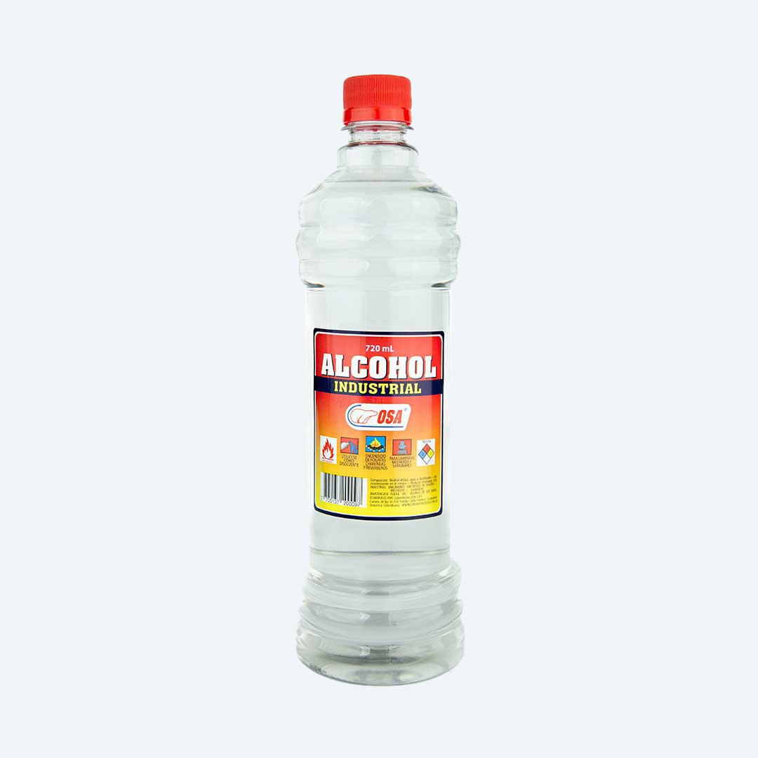 Alcohol Industrial 80% 720 ml
